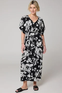 Maxi Jurk Botanisch-Norah New