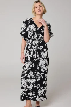 Maxi Jurk Botanisch-Norah New