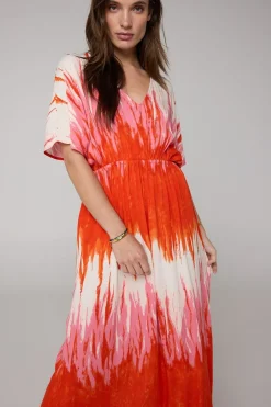 Maxi Jurk Oranje-Norah Best