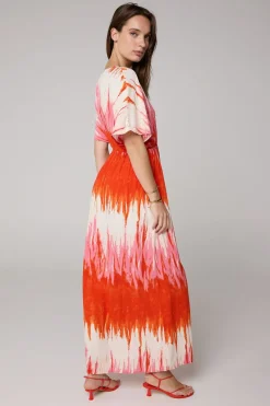 Maxi Jurk Oranje-Norah Best