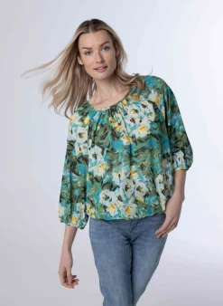 Meerkleurig Shirt Met Pofmouwen-Norah Best