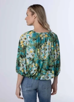 Meerkleurig Shirt Met Pofmouwen-Norah Best