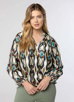 Meerkleurige Blouse-Norah Hot