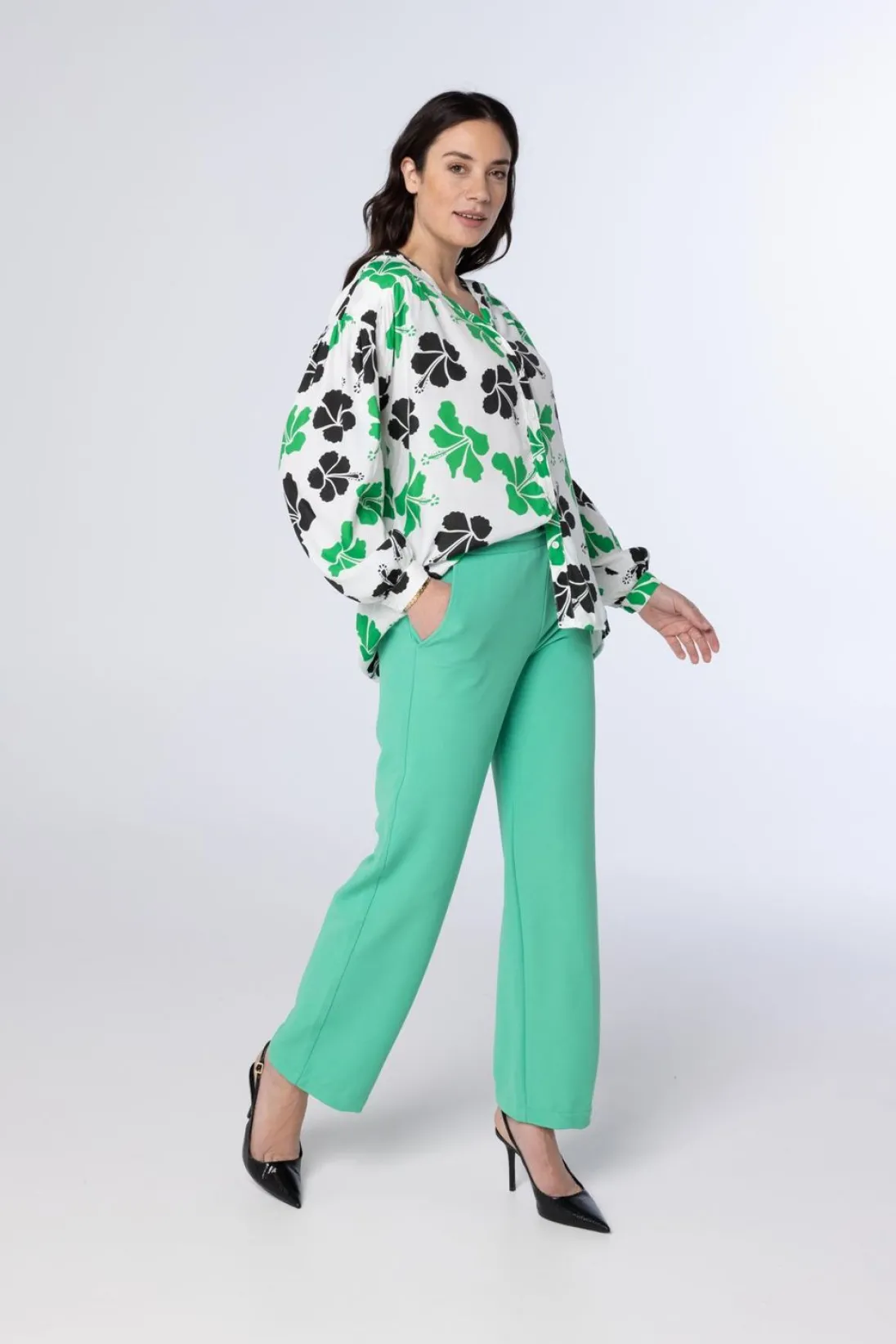 Meerkleurige Blouse-Norah Hot