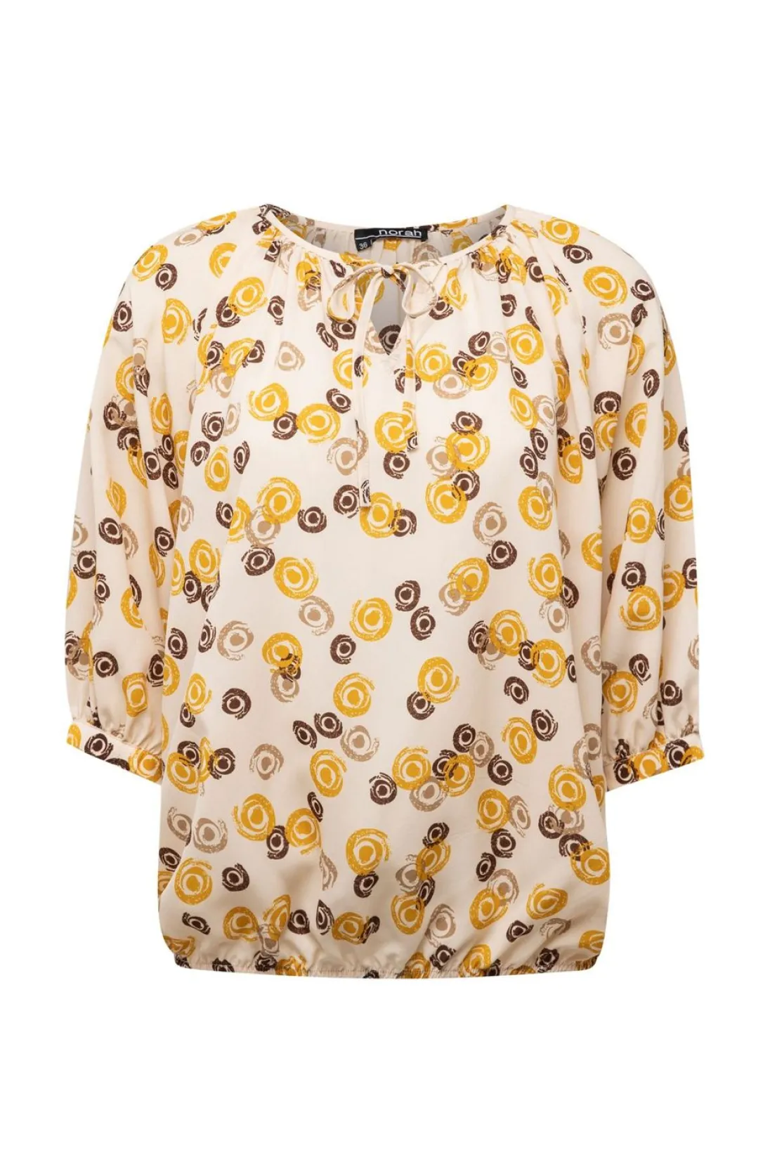 Meerkleurige Blouse Met Pofmouwen-Norah Best