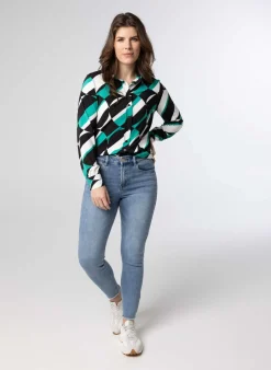 Meerkleurige Blouse Met Print-Norah Discount