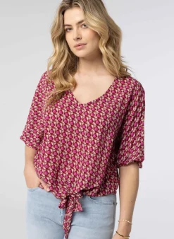 Meerkleurige Blouse Met Strik-Norah