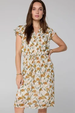 Midi Jurk Botanisch-Norah Discount