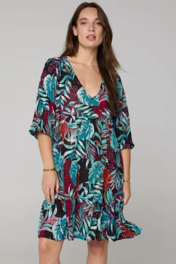 Midi Jurk Meerkleurig-Norah Discount