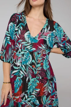 Midi Jurk Meerkleurig-Norah Discount