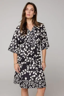 Midi Jurk /Wit-Norah Hot