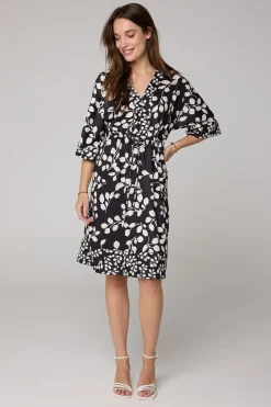 Midi Jurk /Wit-Norah Hot