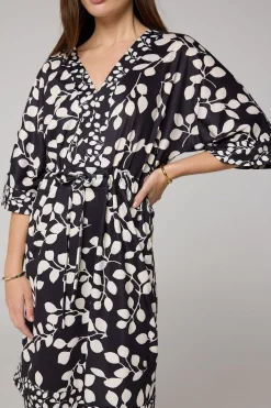 Midi Jurk /Wit-Norah Hot