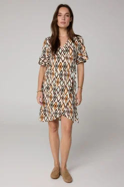 Midi Overslagjurk-Norah