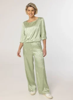 Mint E Glanzende Blouse-Norah Clearance