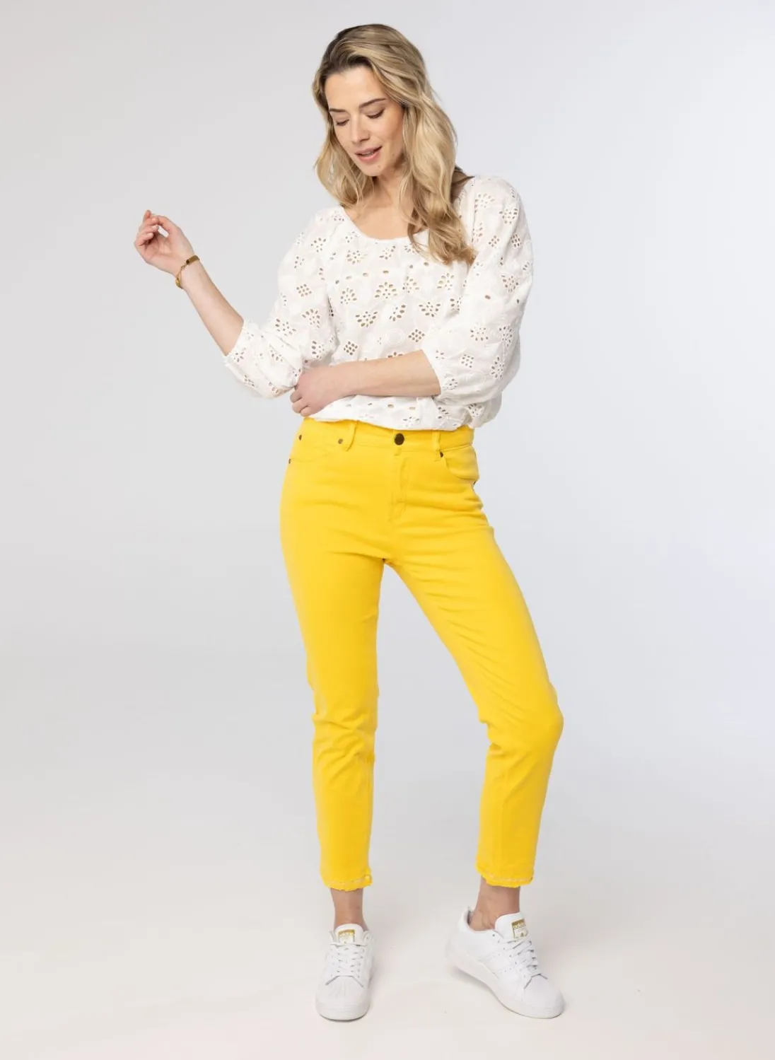 Off White Blouse-Norah Clearance