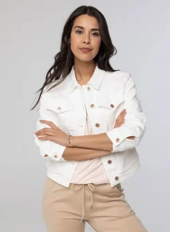 Off White Denim Jacket-Norah Best