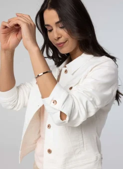 Off White Denim Jacket-Norah Best