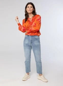Oranje Blouse-Norah