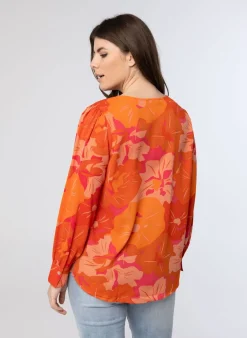 Oranje Blouse-Norah