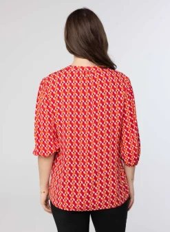 /Oranje Blouse-Norah Outlet