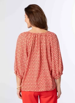 Oranje Blouse-Norah