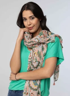 Pastelkleurige Sjaal-Norah Hot