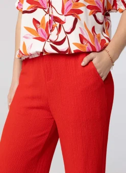 Rode Pantalon-Norah Hot