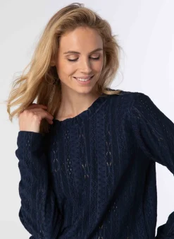 Shirt Met Ajour En Ruches-Norah Discount