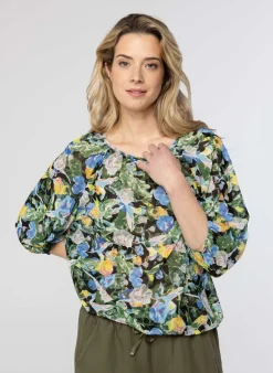 Shirt Met Bloemenprint-Norah Hot