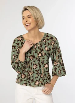 Shirt Met Botanische Print-Norah New