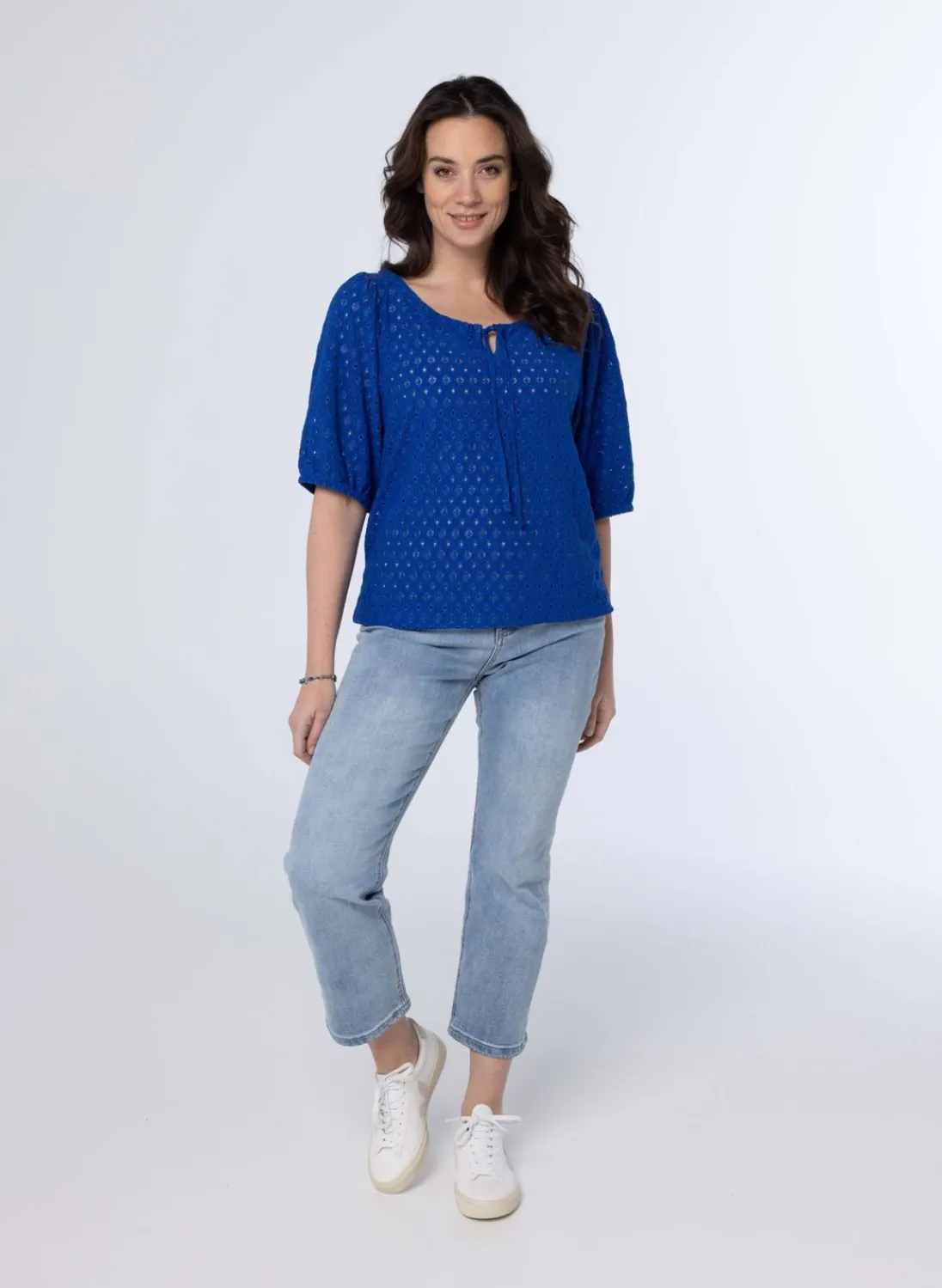 Shirt Met Koordjes-Norah Hot