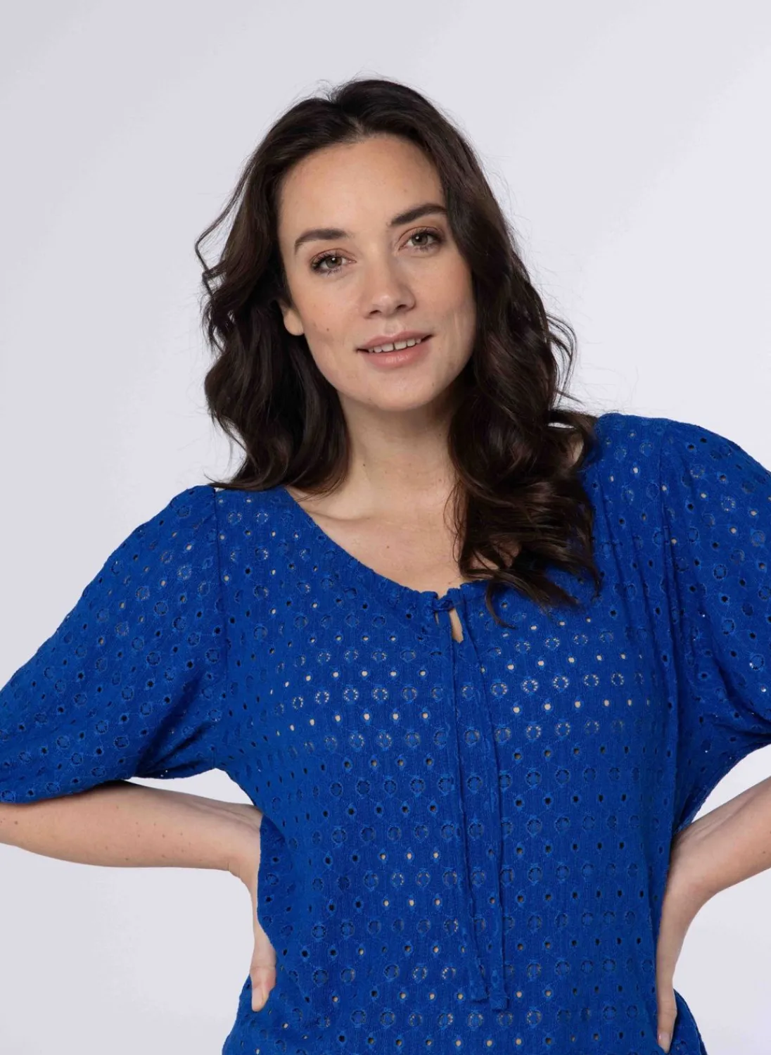 Shirt Met Koordjes-Norah Hot