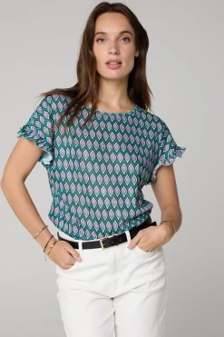 Shirt Met Ruches-Norah Sale