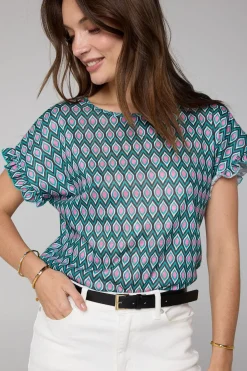 Shirt Met Ruches-Norah Sale