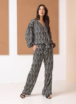 Shirt Met Strikdetail-Norah Clearance