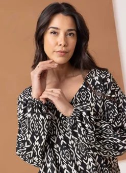 Shirt Met Strikdetail-Norah Clearance