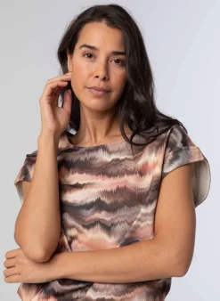 Shirt Zwart Multi-Norah Sale