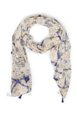 Sjaal Ecru-Norah Outlet