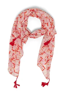 Sjaal Meerkleurig Roze-Norah Online