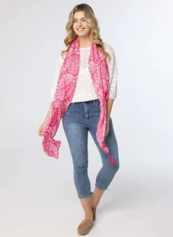 Sjaal /Wit-Norah Sale