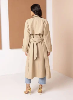 Trenchcoat Met Ceintuur-Norah Online