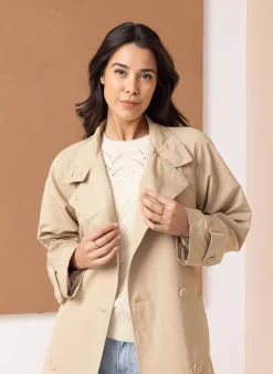 Trenchcoat Met Ceintuur-Norah Online