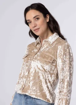 Velvet Blouse-Norah Best