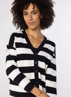 Wit Gestreept Vest-Norah Hot