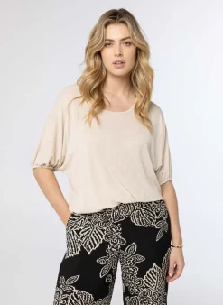 Zandkleurig Shirt-Norah