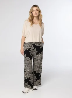 Zandkleurig Shirt-Norah