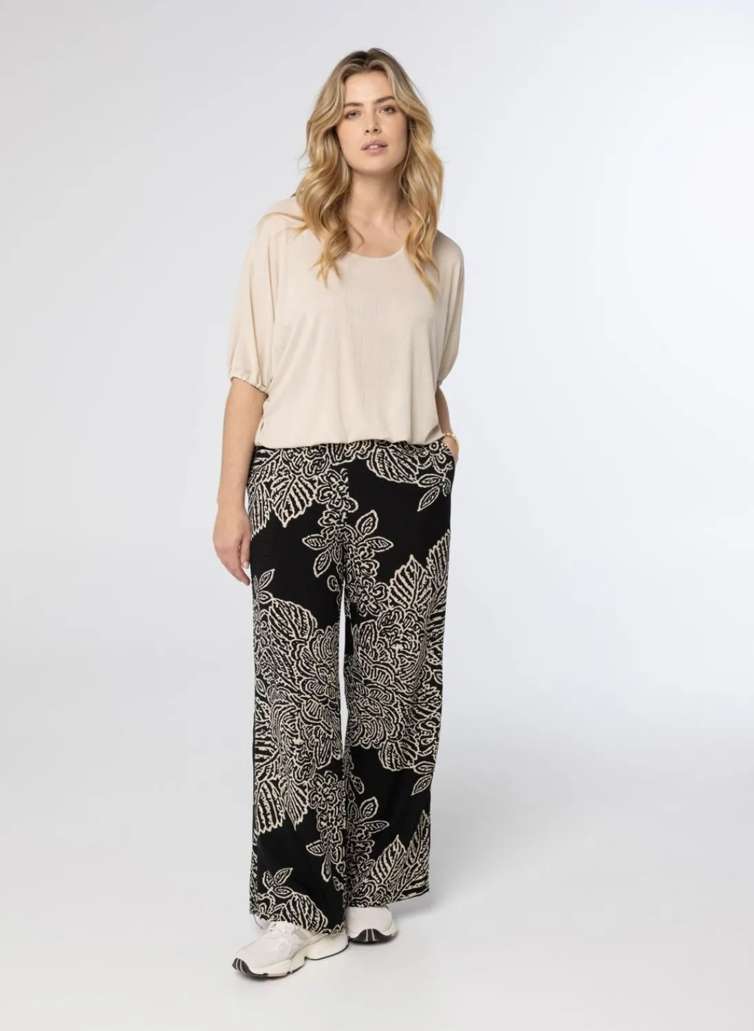 Zandkleurig Shirt-Norah