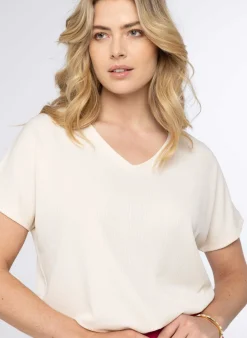 Zandkleurig Shirt-Norah Hot