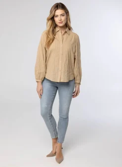 Zandkleurige Blouse-Norah Sale